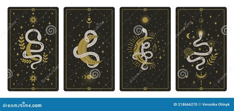 Silver witchcraft themed tarot cards